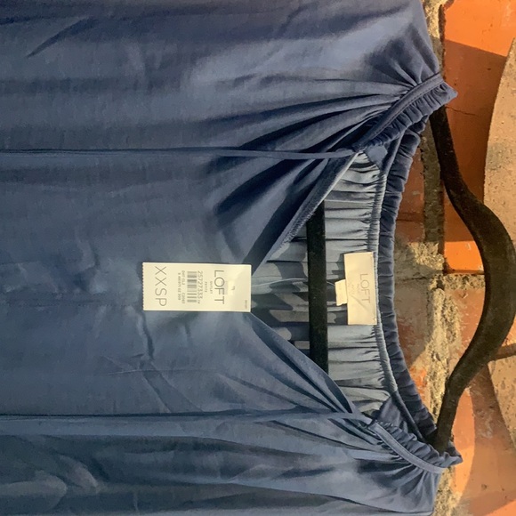 NWT Loft flowy blue dress - XXS - Picture 2 of 3